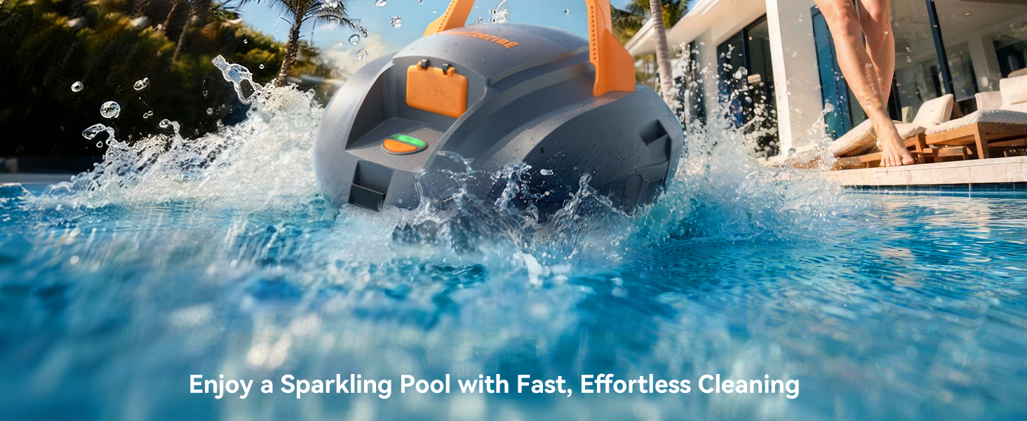 coasteering planet edge above ground pool vacuum robot