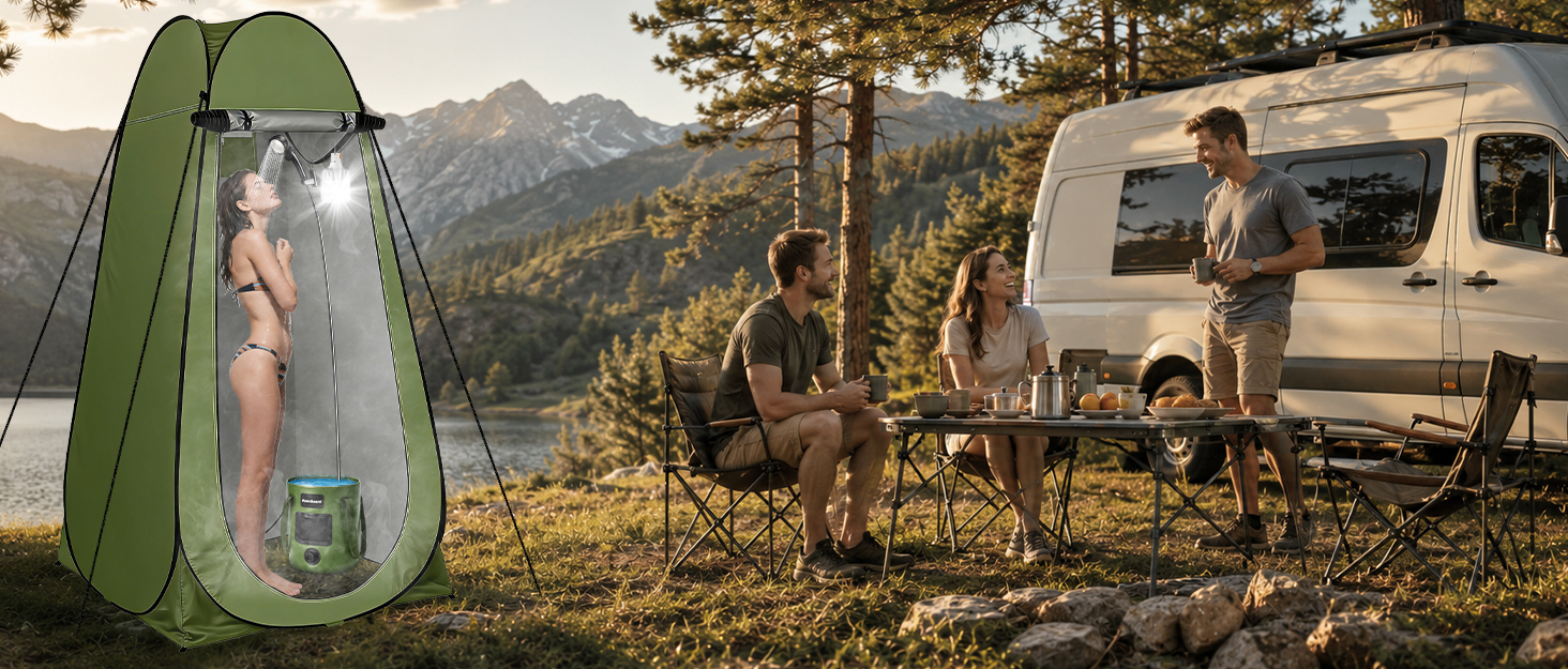 camping shower tent