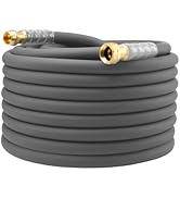 Heavy Duty Premium Garden Hose 125ft x 5/8", 300PSI Working, 1000PSI Burst, Hybrid Rubber Water H...