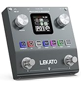LEKATO 9V Power Adapter DC Tip-Negative for Guitar Multi Effects Pedal - 1000mA Power Supply