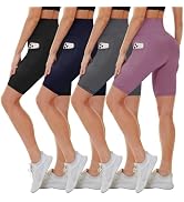 CAMPSNAIL Biker Shorts Women with Pockets - 3