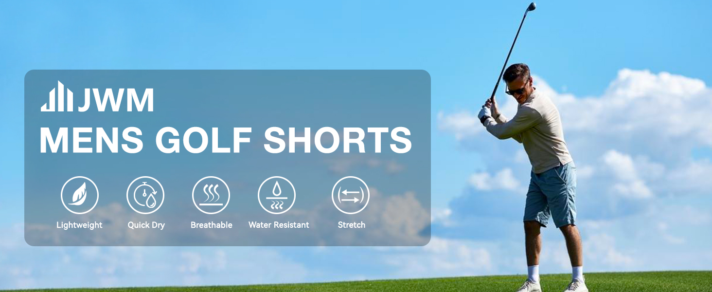 mens golf shorts dress shorts khaki shorts hybrid shorts