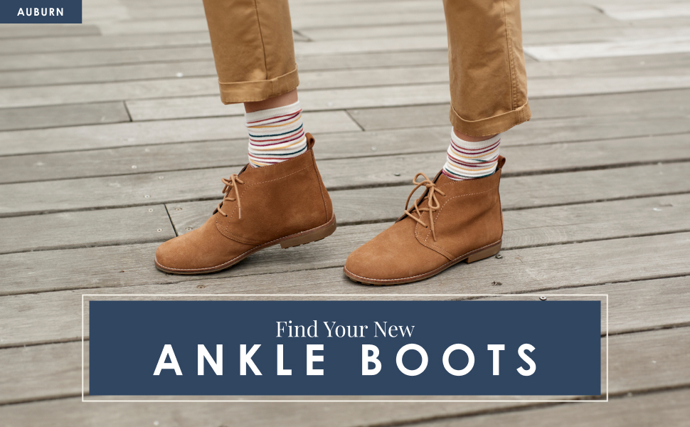 Auburn Low Heeled Ankle Boot by White Mountain Footwear