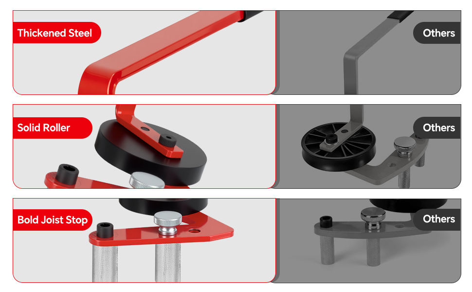 Deck Board Bending Straightener: Professional Decking Lever Bender for Composite Board