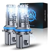AtomBulb H13 Bulbs, 40000LM 6500K Cool White, 1:1 Mini Size, 1000% Super Bighter 9008 Fog Light B...