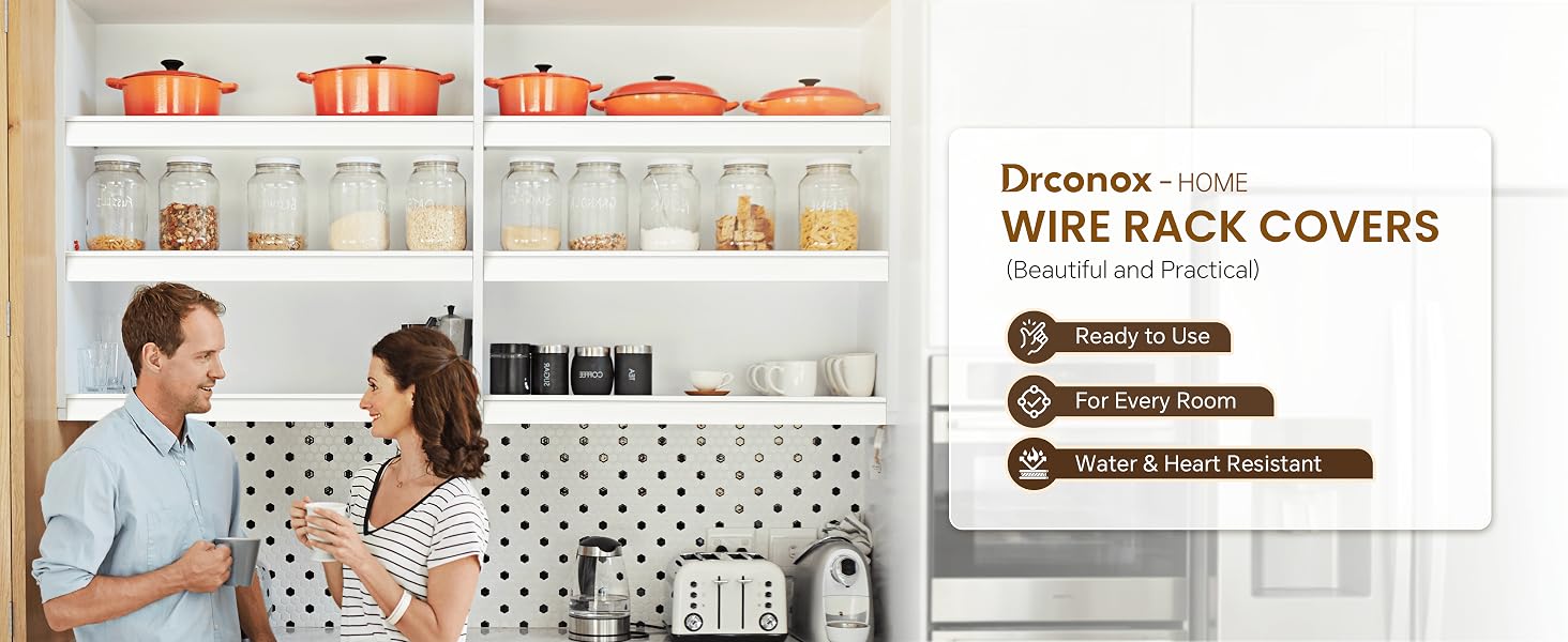wire shelf covers