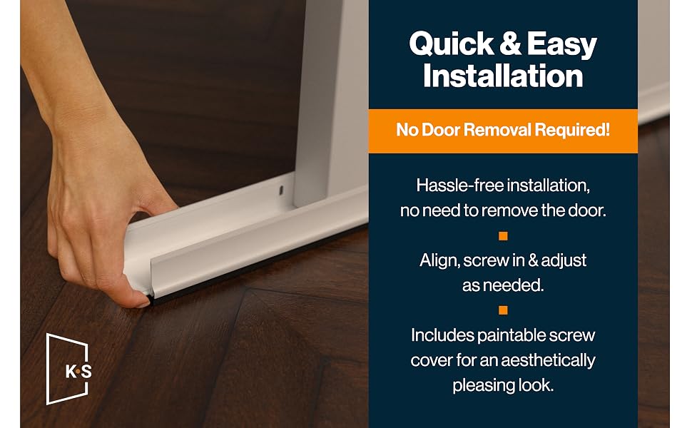 Door Sweeps are available in 3 sizes and 2 colors
