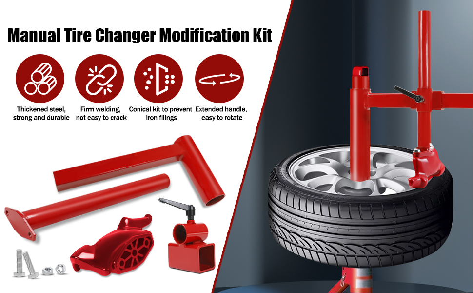 Manual Tire Changer Duck Head Adapter Kit