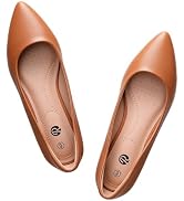 Rekayla Women's Flats Classic Pointed Toe Ballet Flats Shoes for Women Comfortable Slip On Dress ...