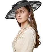 Women's Faux Feather Polyester Kentucky Derby Saucer Hats Fascinators with Headband