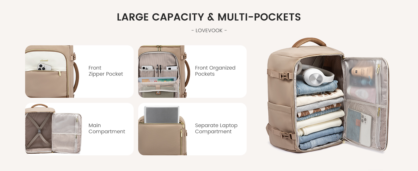 large travel backpack for women