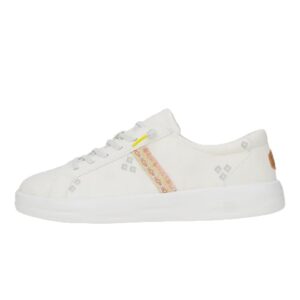 HEYDUDE Women’s Karina Cottage Crochet | Lightweight Slip-On Casual Shoes | Comfortable Travel-Friendly Sneakers
