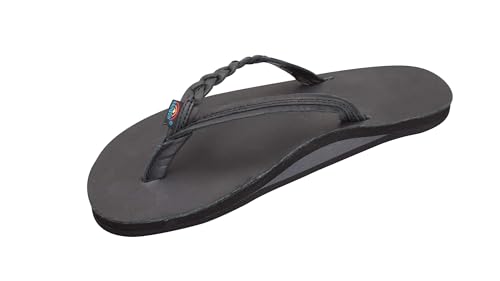 Rainbow Sandals Women’s Flirty Braidy Premier Leather w/Single Braided Strap