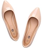 Rekayla Women's Flats Classic Pointed Toe Ballet Flats Shoes for Women Comfortable Slip On Dress ...