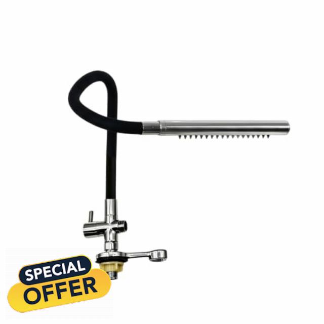 Head Spa Showerhead Attachment for Shampoo BowlHands-Free | Immersive Full-Coverage Water Curtain