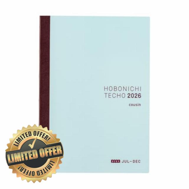 Hobonichi Techo 2026 Cousin Avec Book – A5