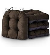 IASEAHK Kitchen Chair Cushions Set of 4, Chair Cushions for Dining Chairs, Seat Cushions for Kitc...