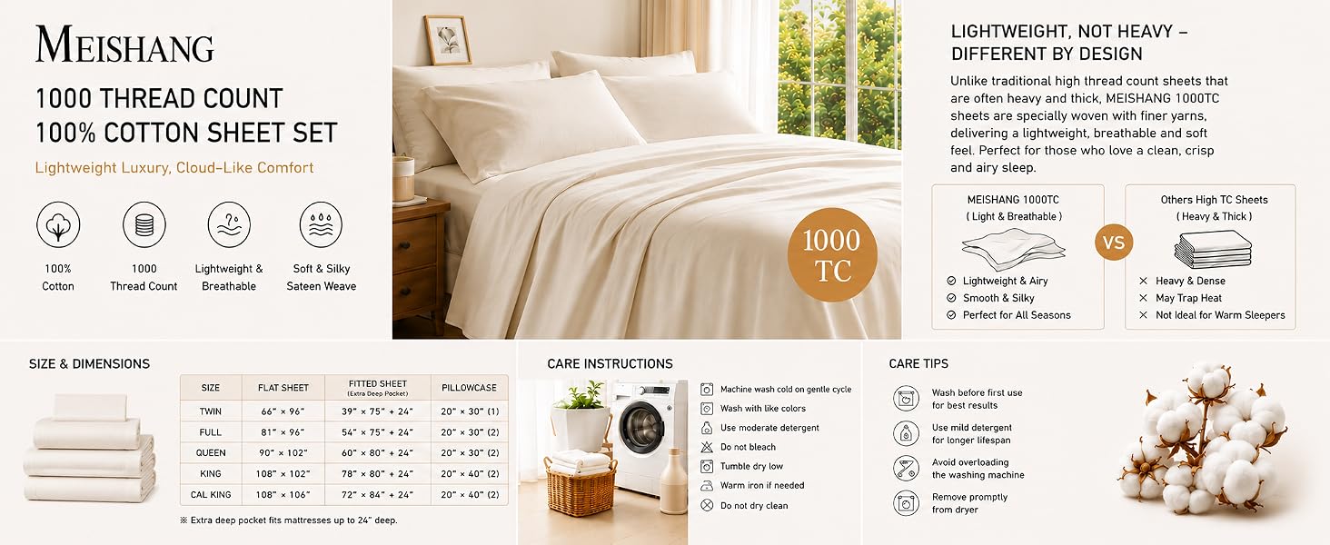 cotton sheet set