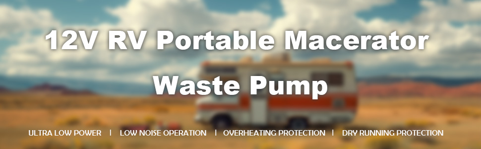 RV Water Pump 12V