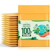 Fuxury Kraft Bubble Mailer 6x10 Inch 25 Pack,Strong Adhesion Padded Envelopes,Self Seal Bubble En...