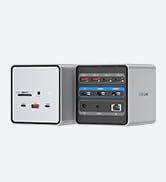 TobenONE USB C Docking Station Dual Monitor for MacBook Pro/Air, USB C Dock Dual HMDI, USB C Hub ...