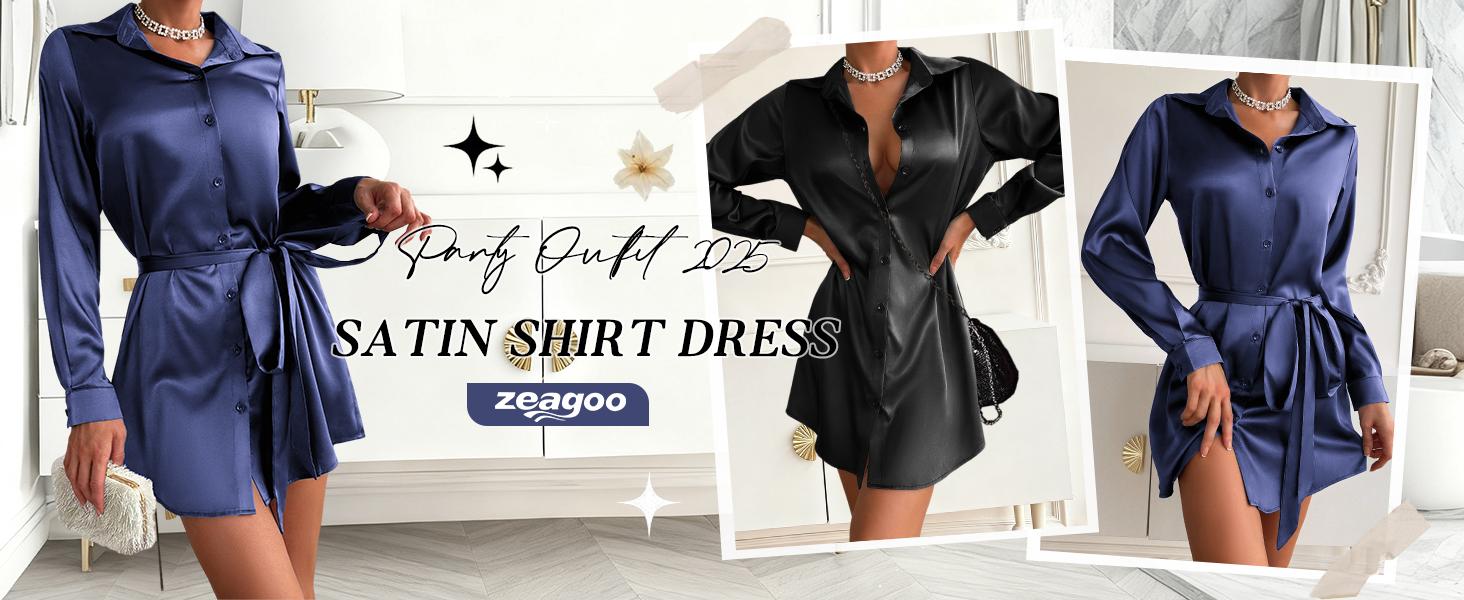satin dress
