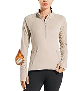 Willit Men's Fleece Pullover Winter Shirts Long Sleeve Quarter Zip Cold Weather Golf Hiking Casua...