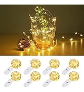 Lepro Battery Powered LED Globe String Lights Ball Fairy Lights with Remote and Timer, 16.4ft 50 ...
