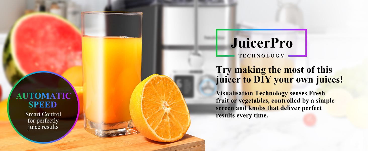 touch screen juicer