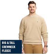 IZOD Men's Advantage Performance Crewneck Fleece Pullover Sweatshirt