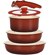 5Pcs Pots and Pans Set Non Stick