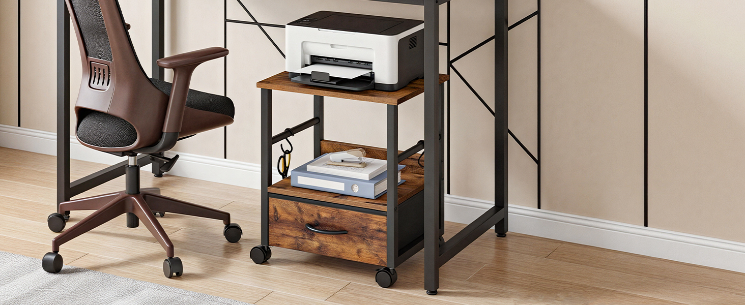 Printer Stand with Drawer