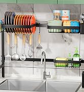 over sink dish drying rack