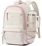 LOVEVOOK School Backpack for Teen Girls,Student Backpack Fits 15.6 Inch Laptop with Large Tumbler...