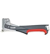 Arrow HT50 Heavy Duty Hammer Tacker, Chromed-Steel Manual Stapler with Sure-Grip Handle, Dual-Cap...