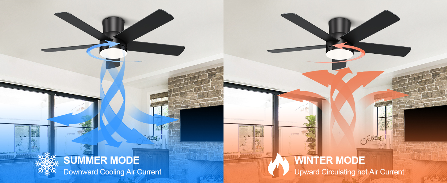 matte black ceiling fan with light