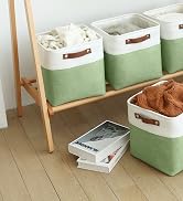 White green storage basket