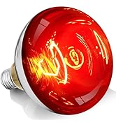 600W Chicken Coop Heater Bulb, Replacement Bulb Accessories for Chicken Heat Lamp, Brooder Heater...
