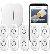 WiFi Water Leak Detector for Home with App Notification, 1 Gateway + 6 Sensor, 120dB Water Flood/...