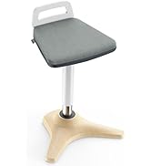 ERGO COLLECT Adult Wobble Stool - Anti-Fatigue Standing Desk Stool with 360° Rocking Non-Slip Cur...