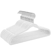 TIMMY Hangers Velvet Hangers - Suit Hangers (50-Pack) Ultra Thin Space Saving Coat Hanger and Hea...