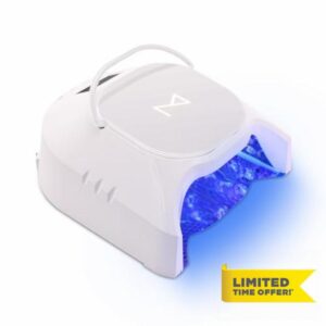 M - GlowPro Professional Hybrid 86W Wireless Rechargeable UV LED Nail Curing Lamp Cordless Nail Dryer for Gel Nails