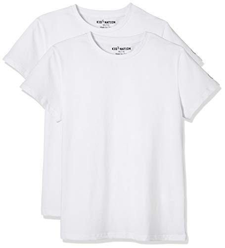 Kid Nation Kids Unisex Cotton Tagless Short Sleeve Crewneck T Shirts