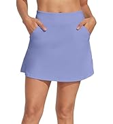Womens Golf Skirts 17"/19" High Waisted Tennis Skirt for Women with Shorts Pockets Ruffle Pleated...
