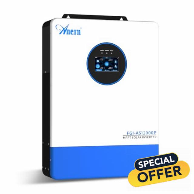 12000W Hybrid Solar Inverter 48V to 120V/240V Split Phase