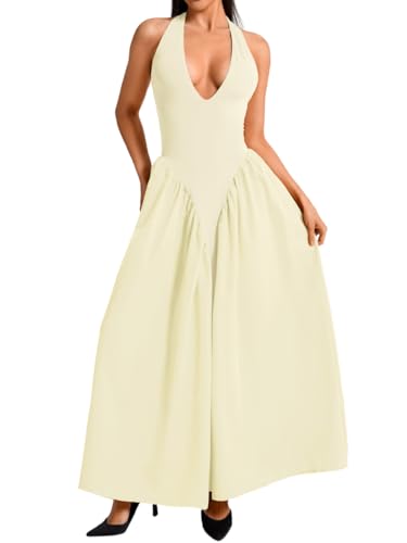 ChiaoLezhee Deep V Neck Dress