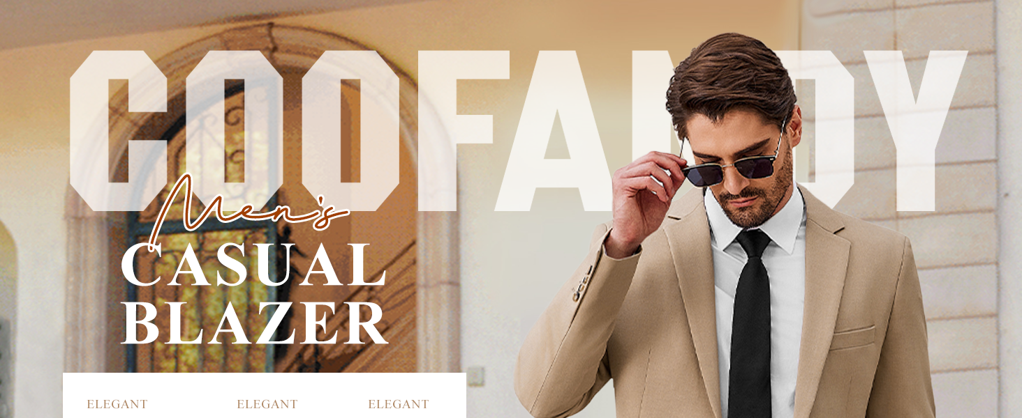 Mens casual blazer