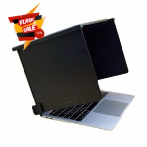 VIZOR Pro Laptop Sun Shield | Eliminate Screen Glare | One Size Fits All Laptops | New Wind-Resistant Pro Clips