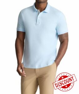 UNTUCKit Short Sleeve Wrinkle Free Supima Cotton Polo Shirts for Me
