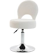 Manyday Office Chair Vanity Chair with Wheels, Comfy Small Desk Chair Vanity Chair with Back, Cut...